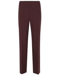 Alberta Ferretti - Straight Trousers - Lyst