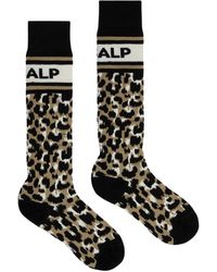 Fusalp - Ondergoed ,Veelkleurig ,Wol Leopard Sok Ski Sokken - Lyst