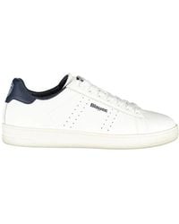 Blauer - Weiße Leder Herren Sneaker - Lyst