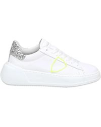 Philippe Model - Sneakers bianche tres temple low top - Lyst