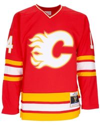 Mitchell & Ness - Fitness ,Rood ,Polyester Vintage Nhl Hockey Jas Fleury 1988 - Lyst