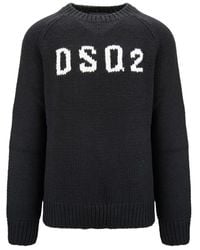 DSquared² - Round-Neck Knitwear - Lyst
