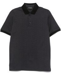 Emporio Armani - Schwarze T-Shirts Und Polos Mit Kurzen Ärmeln - Lyst