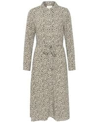 Part Two - Zwarte Mini Print Jurk Shelbypw Dr - Lyst