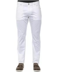 PT Torino - Pantaloni slim in cotone bianco da uomo - Lyst