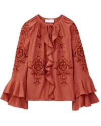 Ba&sh - Flounced Omar Blouse - Lyst
