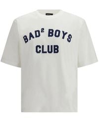DSquared² - Baumwoll-T-Shirt Mit Grafikdruck Und Logo - Lyst