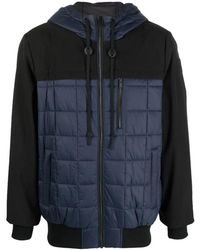 Moose Knuckles - Jassen ,Blauw ,Nylon Bomber Jassen - Lyst