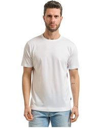 BOSS - Tops ,Wit ,Katoen Thompson Crew-Neck T-Shirt - Lyst