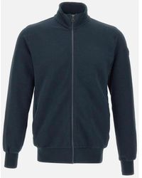 Colmar - Hoodies & Sweatvesten ,Blauw ,Katoen Full-Zip Ottoman Sweatshirt - Lyst