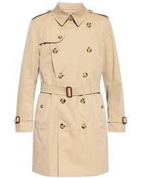 Burberry - Double-Breasted Kensington Trenchcoat Met Riem - Lyst