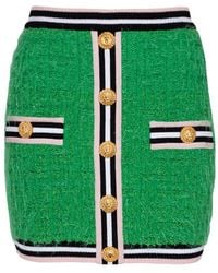 Balmain - Strickrock - Lyst