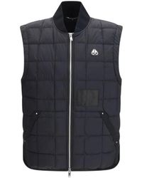 Moose Knuckles - Jassen ,Zwart ,Nylon Transit Liner Vest - Lyst