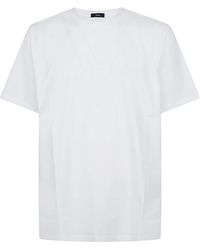 Herno - Tops ,Wit ,Katoen Stretch T-Shirt Van Katoenjersey - Lyst