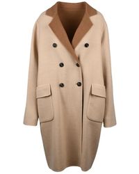 Eleventy - Double-Breasted Coats - Lyst