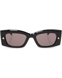 McQueen - Zonnebril Met Logo - Lyst