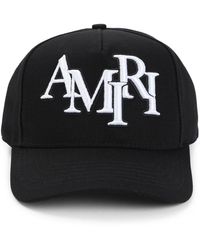Amiri - Accessoires ,Zwart ,Katoen Zwarte Katoenen Pet Stijlvol Model - Lyst