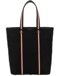 Bally - Tote bags,schwarze handtasche mit palladio-akzenten - Lyst