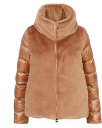 Herno - Jassen ,Bruin ,Nylon Cape Van Nylon Ultralight En Lady Imitatiebont - Lyst
