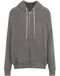 Rick Owens - Hoodies & Sweatvesten ,Grijs ,Katoen Hoodie Met Ritssluiting - Lyst