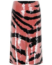 Bottega Veneta - Verfraaide Viscose Rok - Lyst