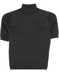 GOES BOTANICAL - Truien & Vesten ,Grijs ,Antracietgrijze Coltrui Sweater - Lyst