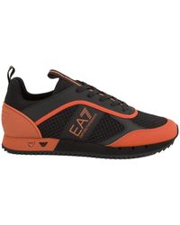 EA7 - Schwarze Sneaker Für Männer - Lyst