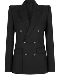 Tom Ford - Sharp Herringbone Double Breasted Jacket - Lyst