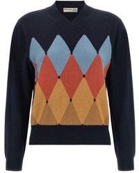 Ballantyne - V-Ausschnitt Pullover - Lyst
