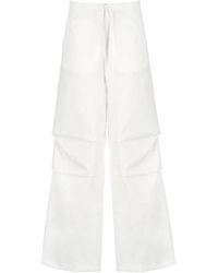 DARKPARK - Pantaloni bianchi in cotone con coulisse - Lyst