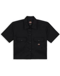 Dickies - Overhemden ,Zwart ,Katoen Elegante Overhemd - Lyst
