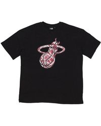 KTZ - Miami Heat Logo Tee Schwarz/Rot - Lyst