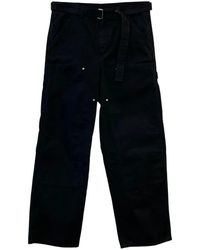 Sacai - Broeken ,Zwart ,Katoen Duck Pants - Lyst