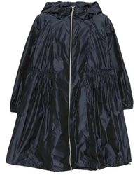 Herno - Jassen ,Blauw ,Regenjas Met Capuchon - Lyst