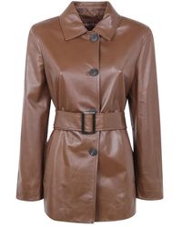 Max Mara - Leather Jackets - Lyst