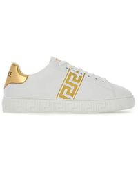 Versace - Greca Sneaker Aus Besticktem Nylon - Lyst