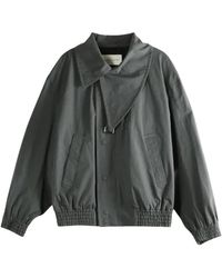 Dries Van Noten - Jassen ,Grijs ,Katoen 3309 M.W. Jacket - Lyst
