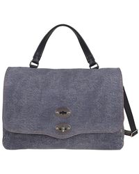 Zanellato - Blauer Schultertasche Mit Jeans-Effekt - Lyst