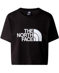 The North Face - Camiseta de mujer negra y blanca - Lyst
