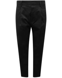 DSquared² - Broeken ,Zwart ,One Pleat Pant Broek - Lyst