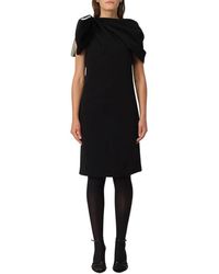 Max Mara - Schickes Kleid Mit Schulterdetail - Lyst