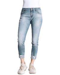Zhrill - Skinny jeans nova azul - Lyst