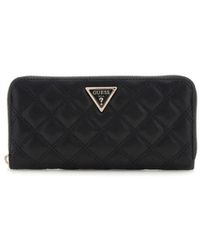 Guess - Accessoires ,Zwart ,Giully Large Wallet - Lyst