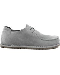 Birkenstock - Graue Schnürschuhe Mit Gummisohle - Lyst