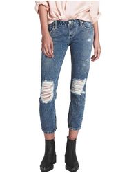 One Teaspoon - Cropped Jeans - Lyst