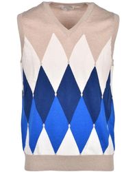 Ballantyne - Baumwolle Kaschmir Pullover - Lyst