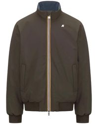 K-Way - Jassen ,Groen ,Warm Dubbel Jack - Lyst