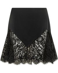 Stella McCartney - Rok Met Kanten Rand - Lyst