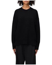 Roberto Collina - Schwarzer Cashmere Pullover Sweater - Lyst