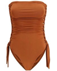 Zimmermann - Daylight Braided Gathered One-Piece - Lyst